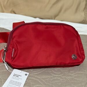 Lululemon Athletica Vibrant Red Pouch